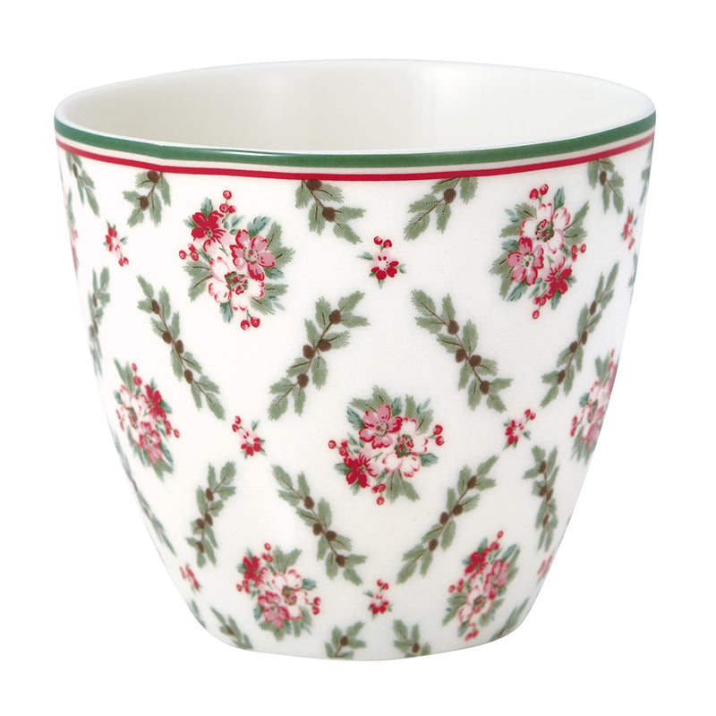Greengate Latte Cup Gry weiß