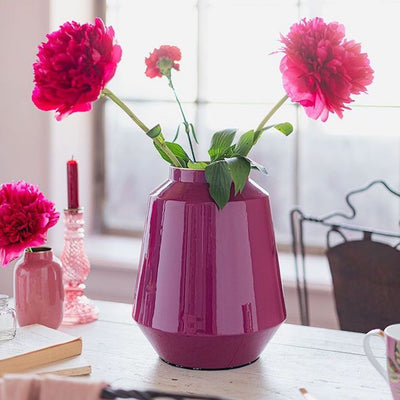 Pip Studio Vase Metall pink 29 cm