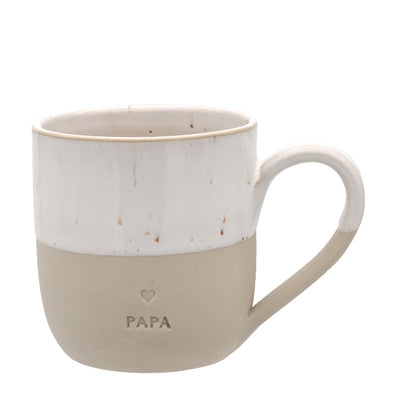 Eulenschnitt Cappuccino-Tasse Papa