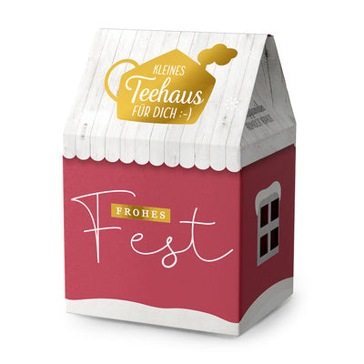 Teehaus Kristall Schleife Frohes Fest
