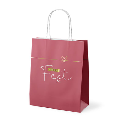 Geschenktüte Schleife Frohes Fest