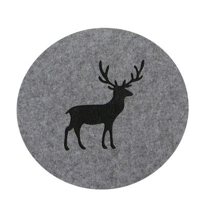 Tischset Hirsch Erik grau