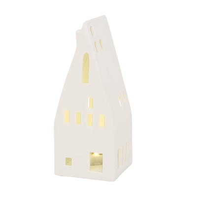 LED Porzellan Spitzdachhaus