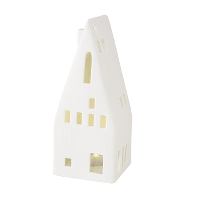 LED Porzellan Spitzdachhaus