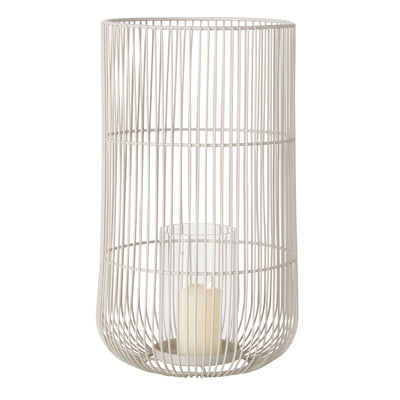 Windlicht Joris Beige Groß