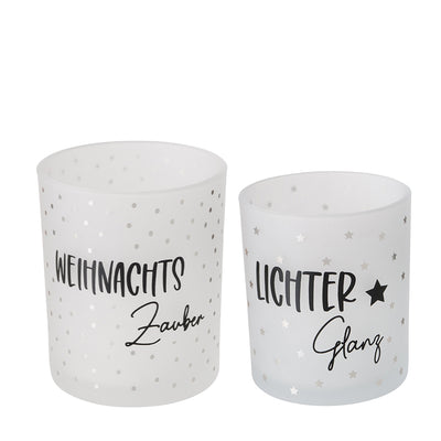 Windlicht Weihnachtszauber 2er-Set