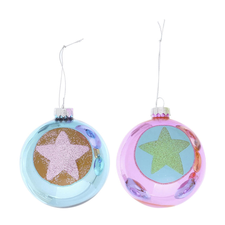 Weihnachtskugel Stern Tonje 2er-Set