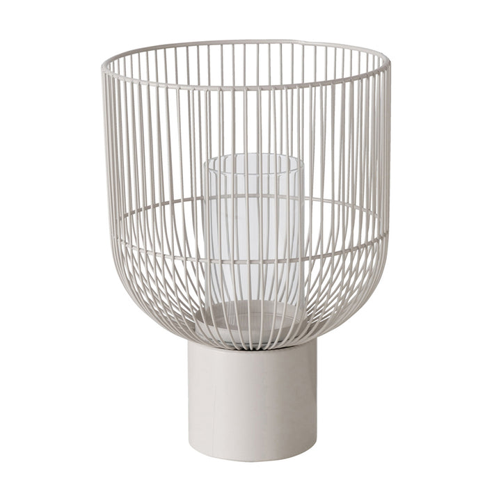 Windlicht Jonas beige groß