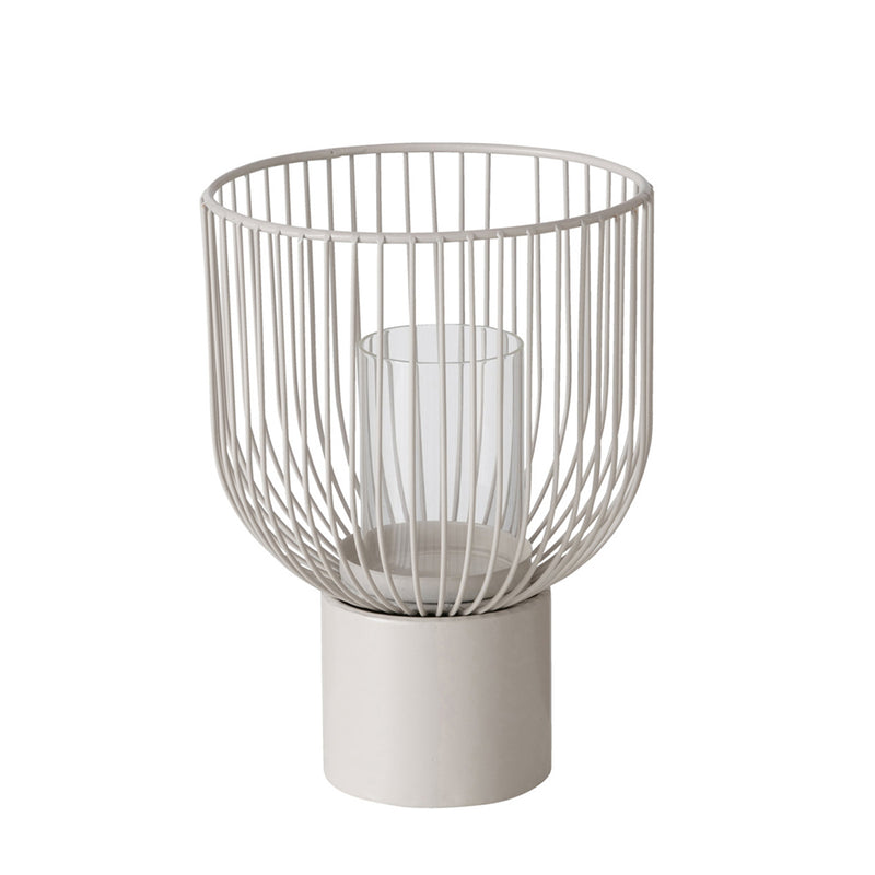 Windlicht Jonas beige klein