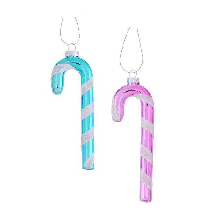 Zuckerstange 2er-Set Blau Rosa