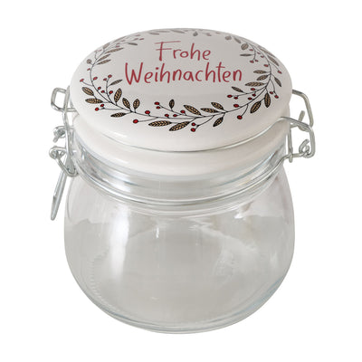 Vorratsglas Frohe Weihnachten