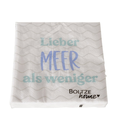 Serviette Lieber Meer als weniger