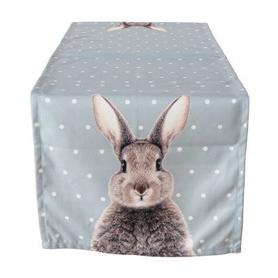 Tischläufer Hase Pastellgrün Punkte