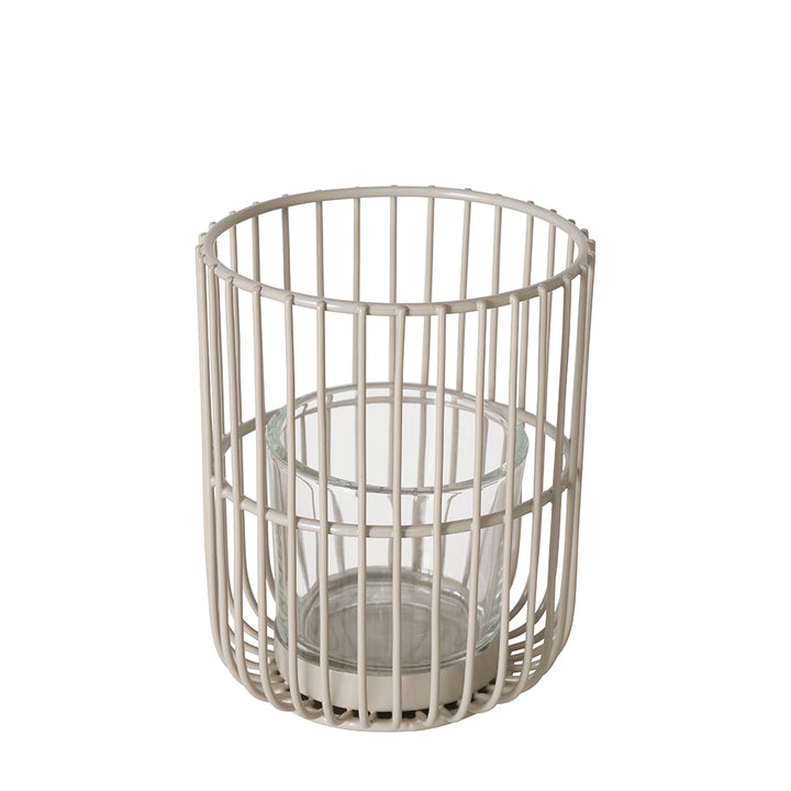 Windlicht Alvar Beige Klein