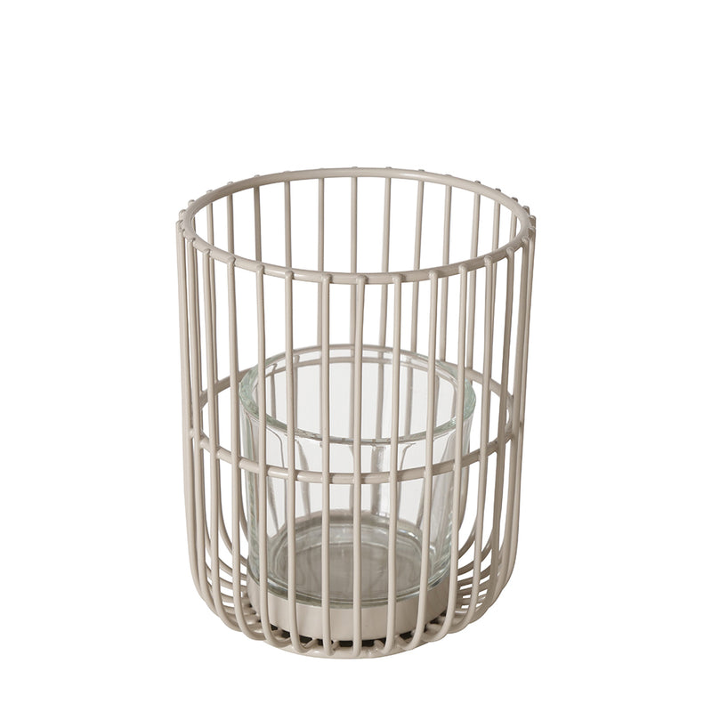 Windlicht Alvar Beige Klein