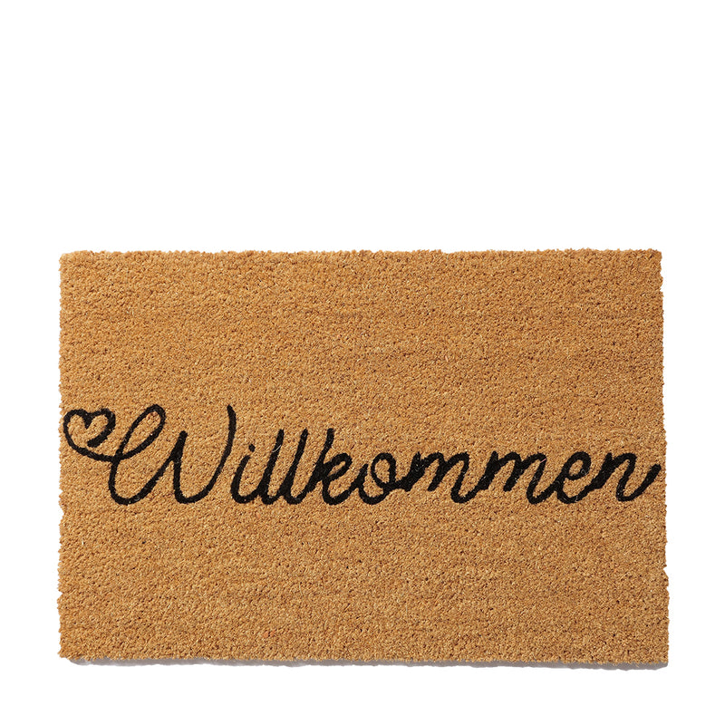 Kokos Fußmatte Willkommen