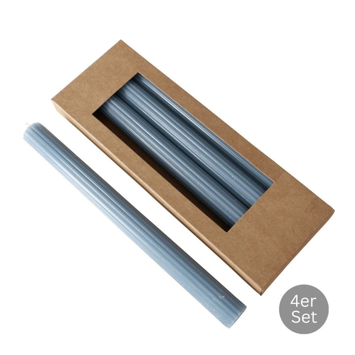 Stabkerzen Nautico 4er-Set blau
