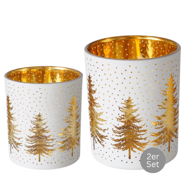 Windlicht Tannenbaum Halvard 2er-Set