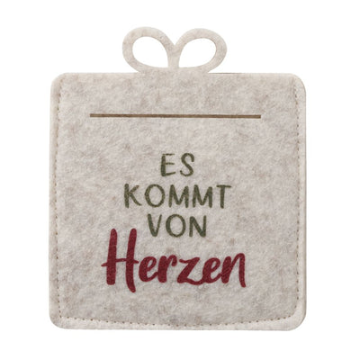 Geschenktüte Es kommt vom Herzen