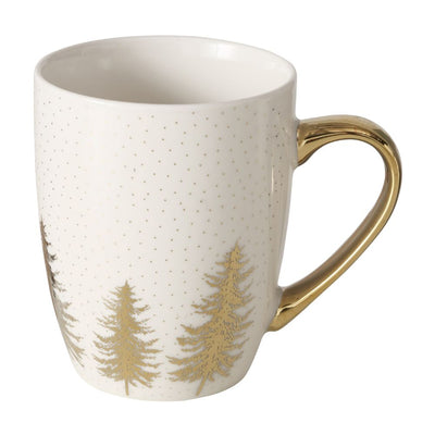 Tasse Tannenwald weiß