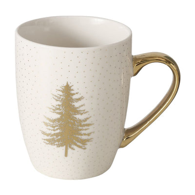 Tasse Tannenbaum weiß