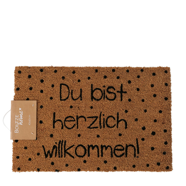 Kokos Fußmatte Du bist herzlich willkommen!