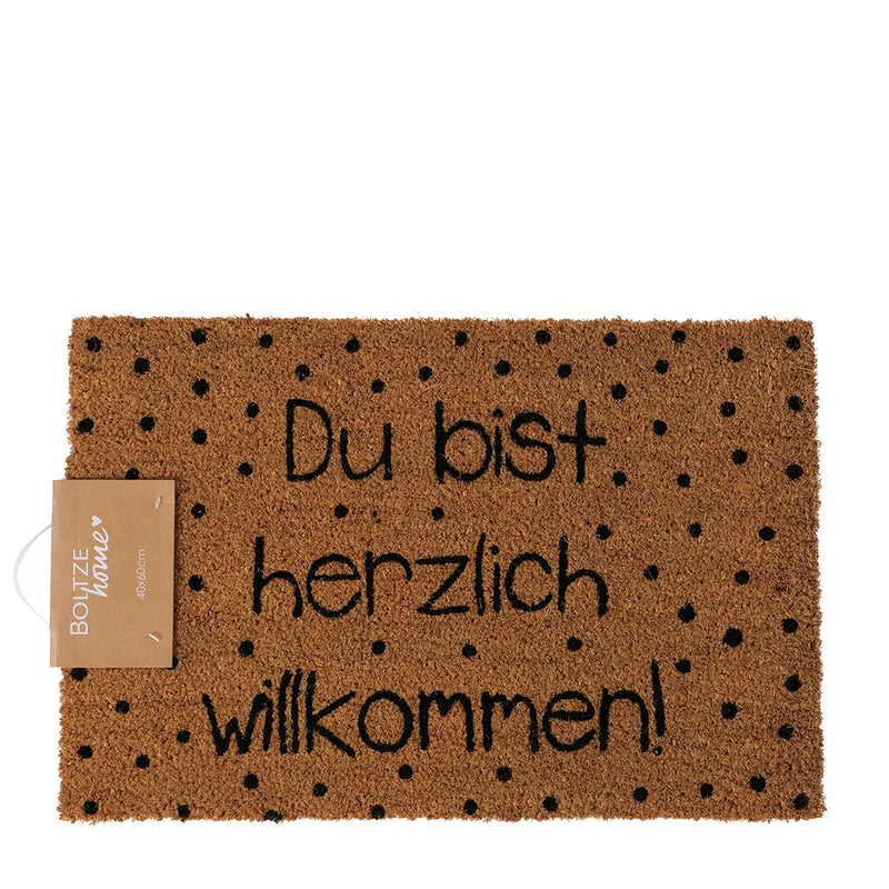 Kokos Fußmatte Du bist herzlich willkommen!