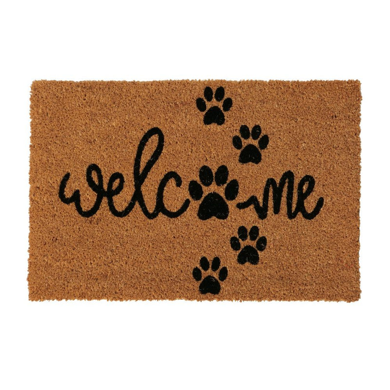 Kokos Fußmatte Welcome Pfoten