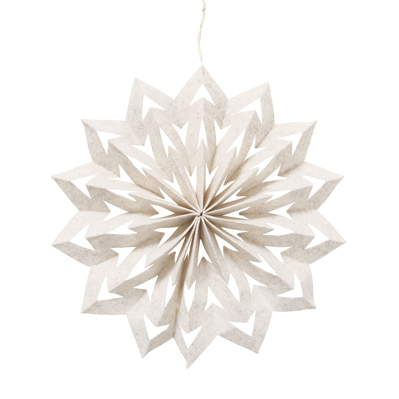 Dekostern Copo de nieve beige hell