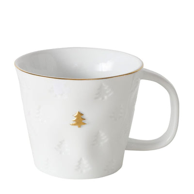 Tasse Tannenbaum weiß