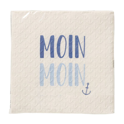 Papierservietten Moin Moin