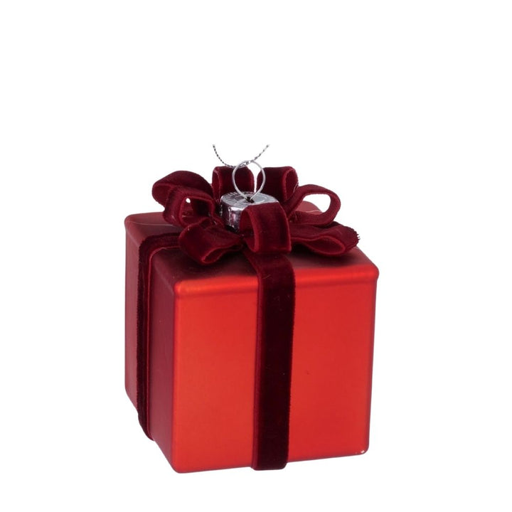 Dekohänger Geschenk rot