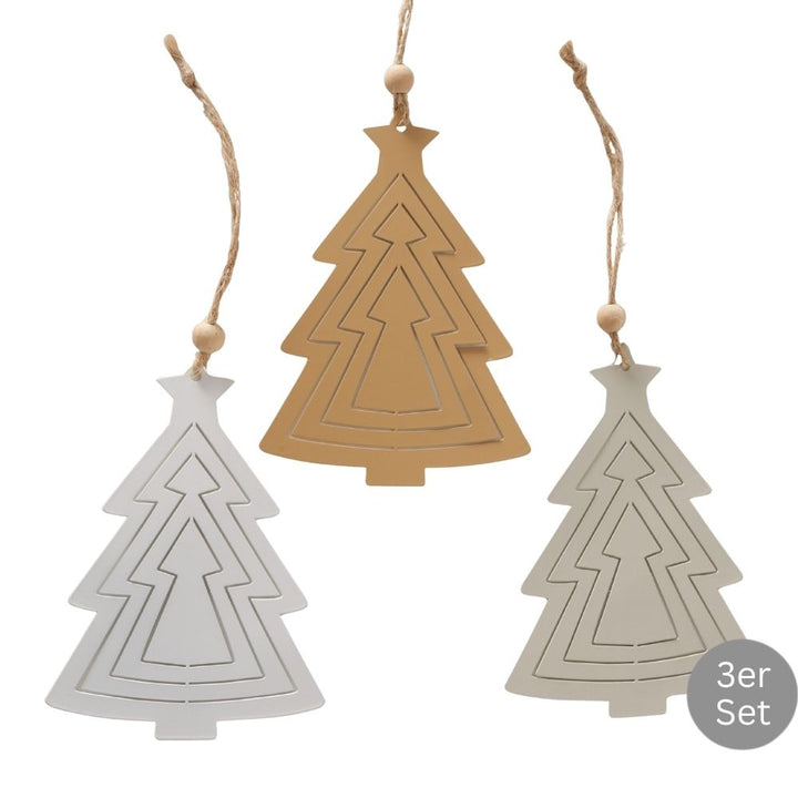 Dekohänger Tannenbaum 3er-Set