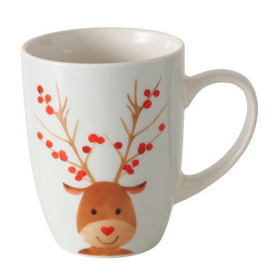 Tasse Rudolf hellblau gepunktet