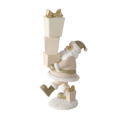 Dekofigur Weihnachtsmann & Geschenke