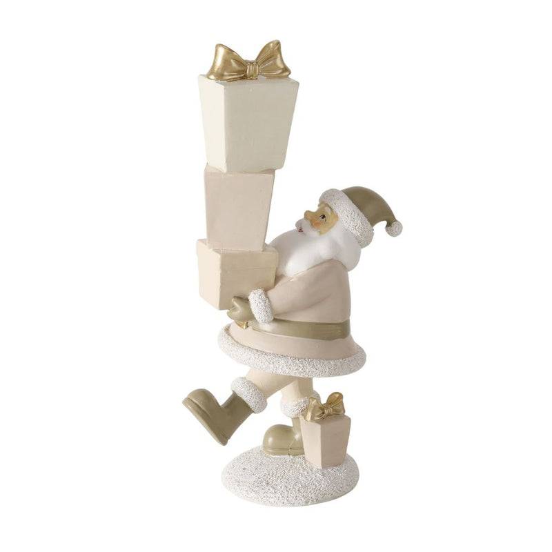 Dekofigur Weihnachtsmann & Geschenke