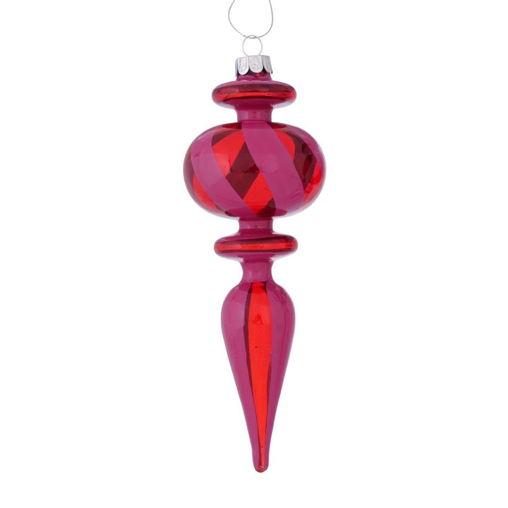 Dekohänger Ornament rot-pink