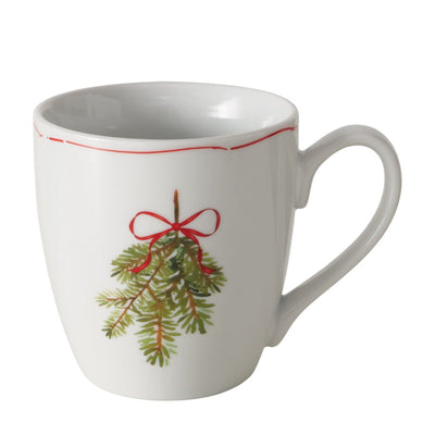 Tasse Mistelzweig weiß