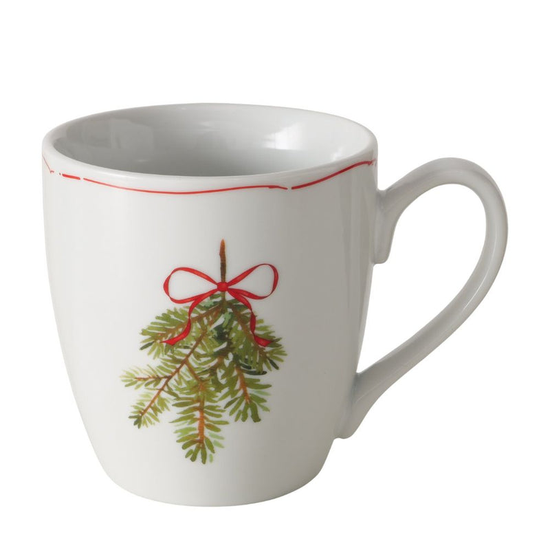 Tasse Mistelzweig weiß