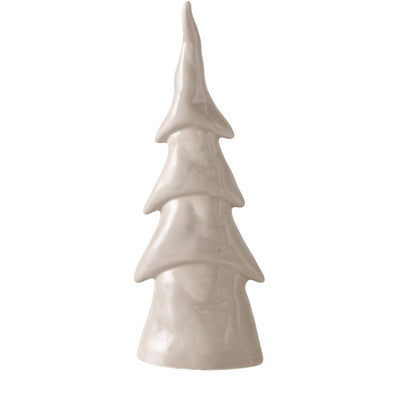 Dekoaufsteller Tannenbaum beige groß