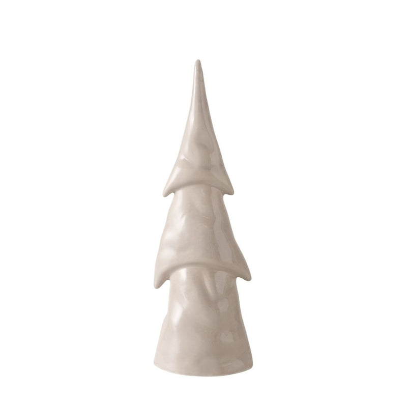 Dekoaufsteller Tannenbaum beige