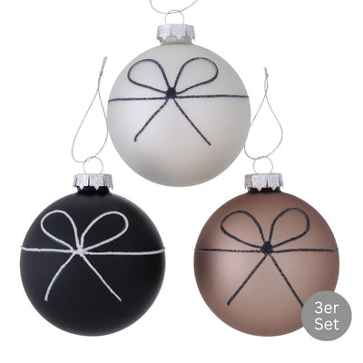 Weihnachtskugel Helga 3er-Set