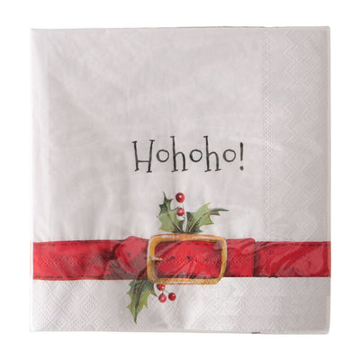 Papierservietten HoHoHo weiß