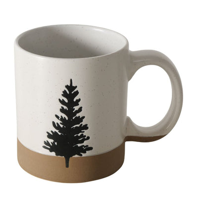 Tasse Tannenbaum cremeweiß