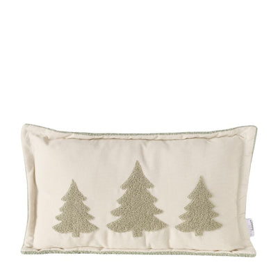 Kissen Tannenbaum cremeweiß 30 x 50 cm