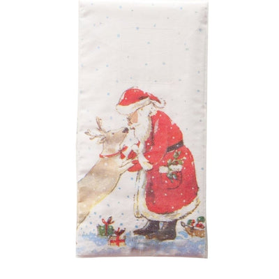 Taschentücher Weihnachtsmann weiß