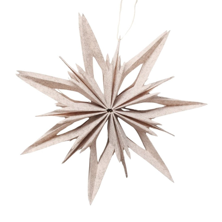 Dekohänger Stern Kjell beige 30 cm
