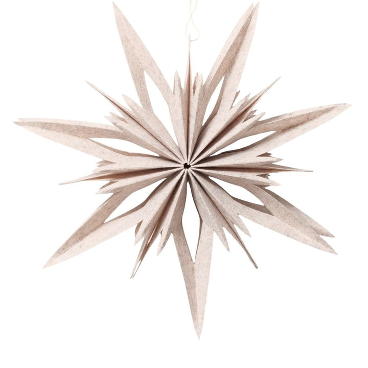 Dekohänger Stern Kjell beige 40 cm