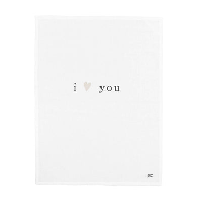 Bastion Collections Geschirrtuch I Love You