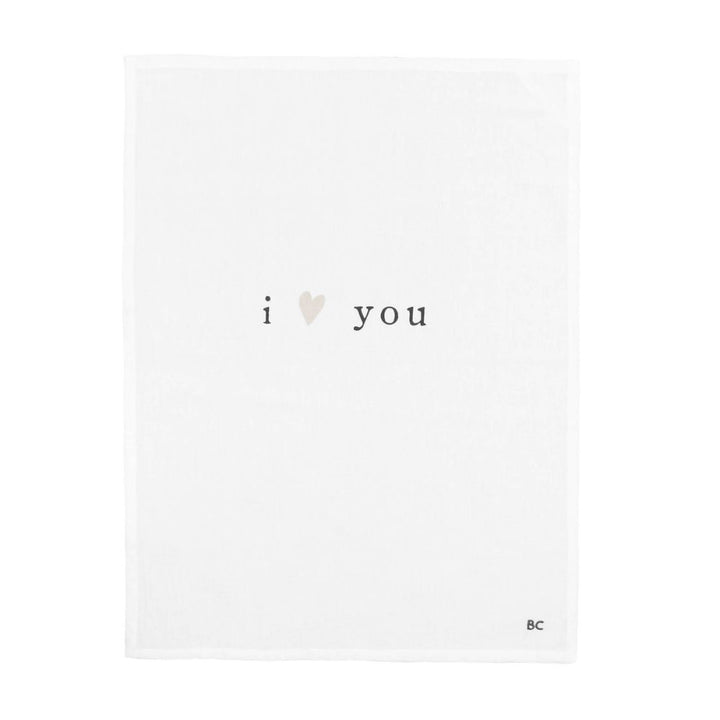 Bastion Collections Geschirrtuch I Love You